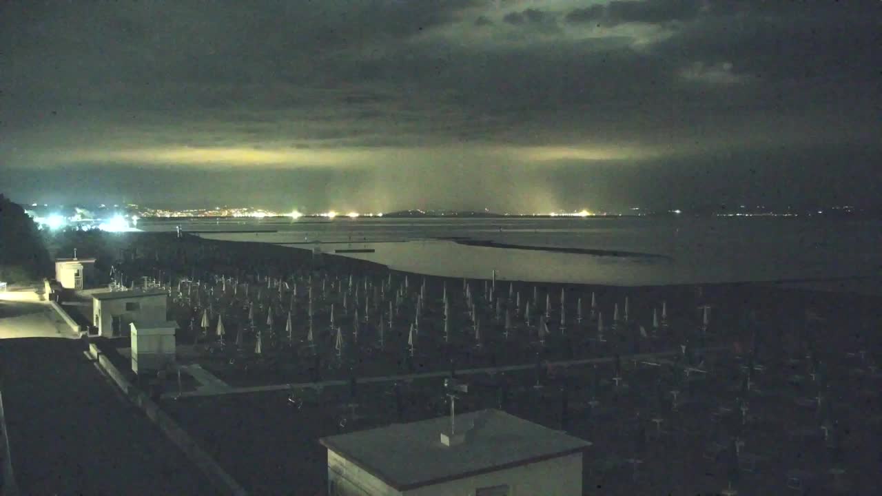 Webcam en direct Grado : Vues sur la plage et l’aquapark en temps réel