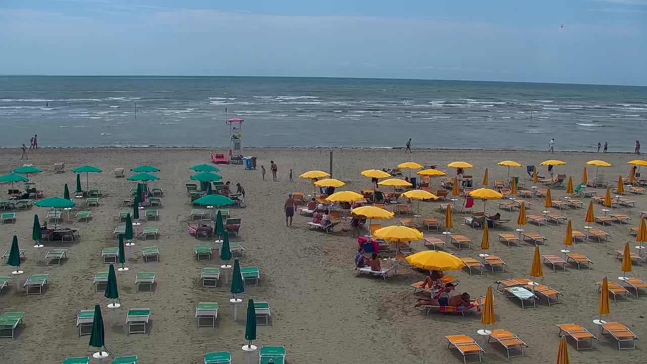 Webcam Live Grado: Vista sulla spiaggia e sull’acquapark in tempo reale