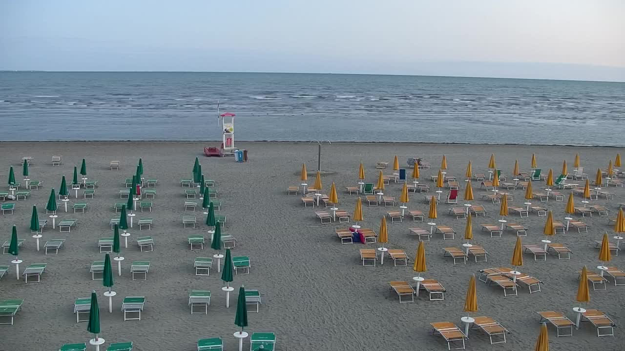 Grado Beach and Aquapark Views in Real Time