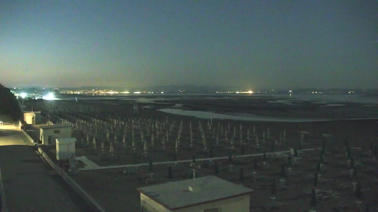 Grado Beach and Aquapark Views in Real Time