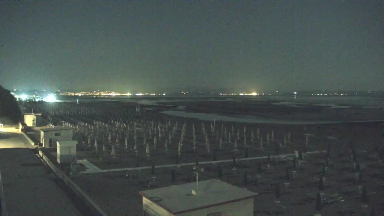 Grado Beach and Aquapark Views in Real Time