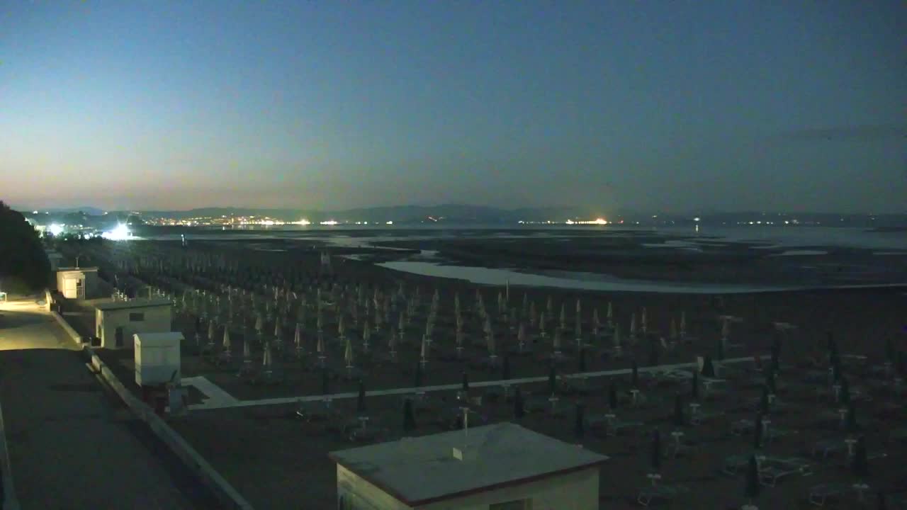 Grado Beach and Aquapark Views in Real Time