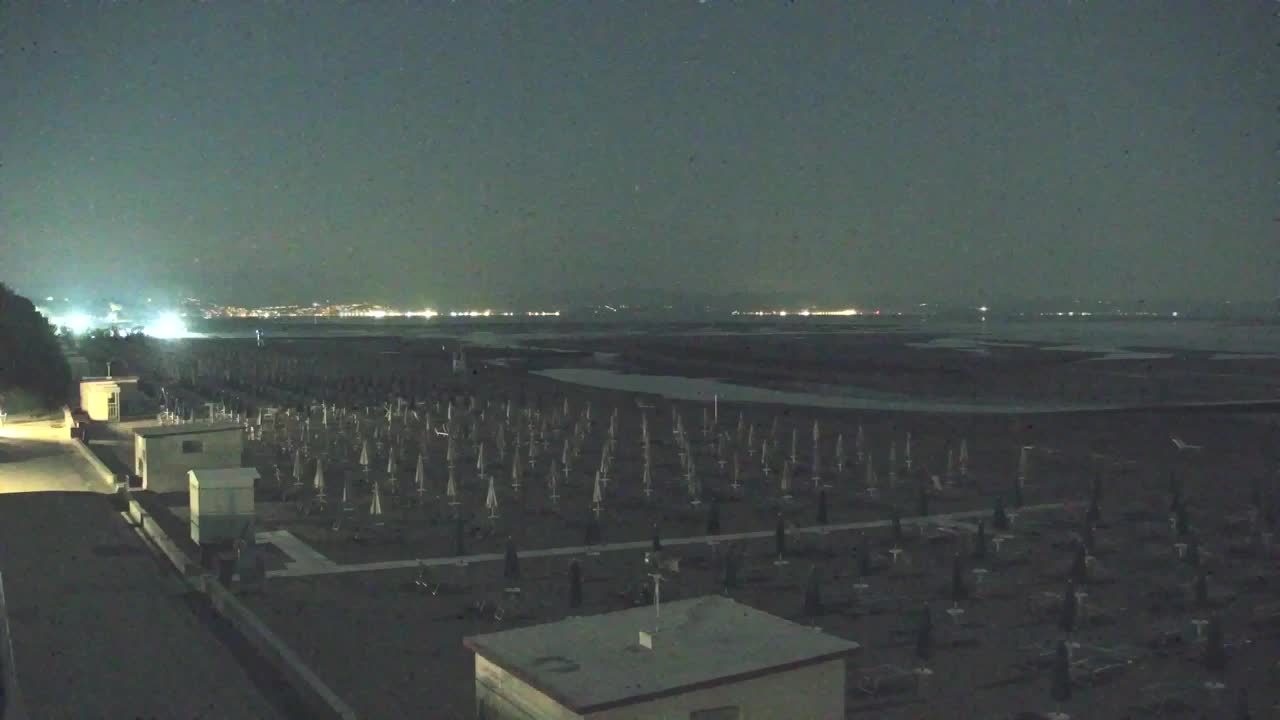 Grado Beach and Aquapark Views in Real Time