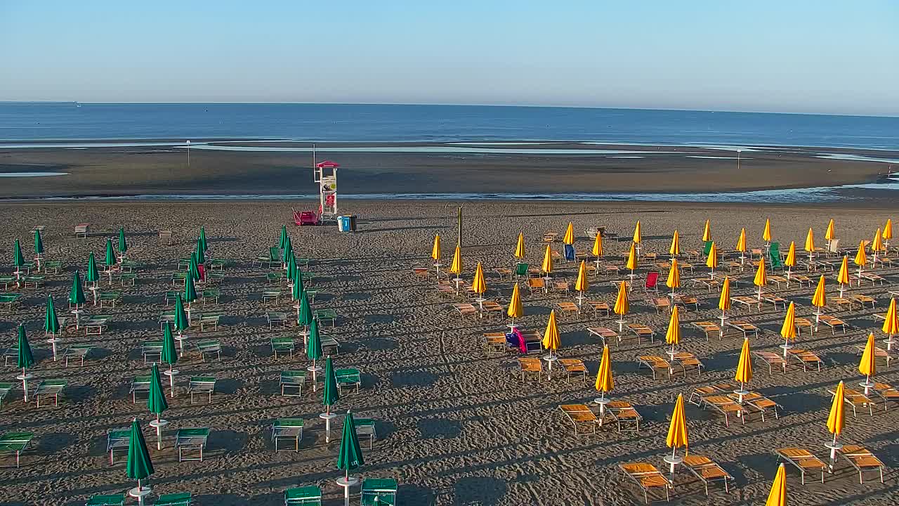Webcam Live Grado: Vista sulla spiaggia e sull’acquapark in tempo reale