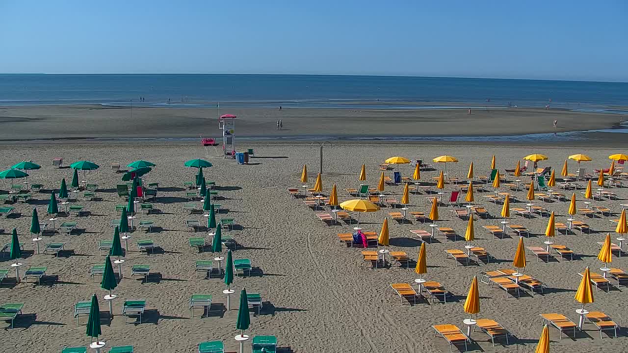 Webcam Live Grado: Vista sulla spiaggia e sull’acquapark in tempo reale