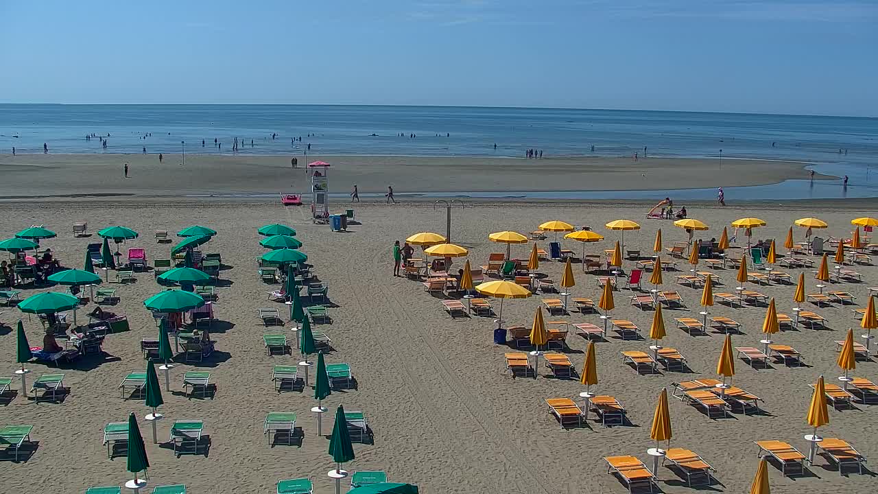 Grado Beach and Aquapark Views in Real Time