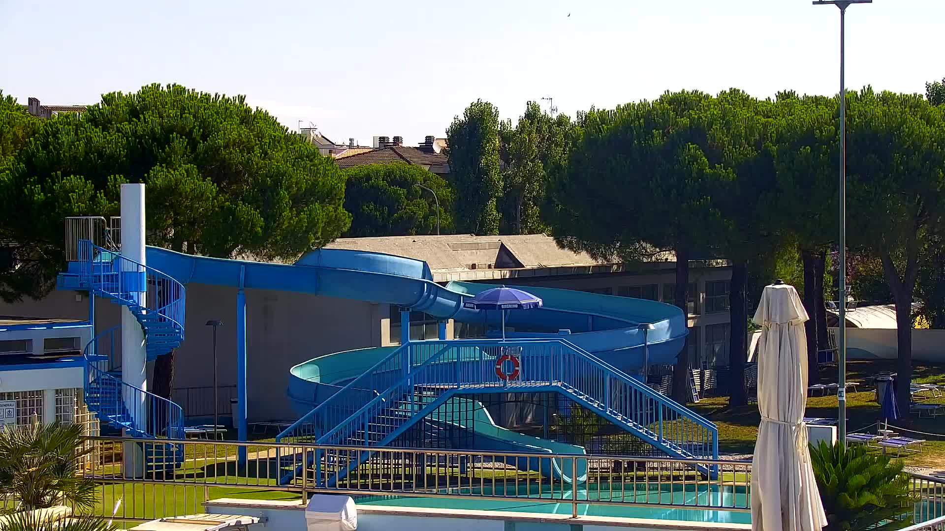 Grado Beach and Aquapark Views in Real Time