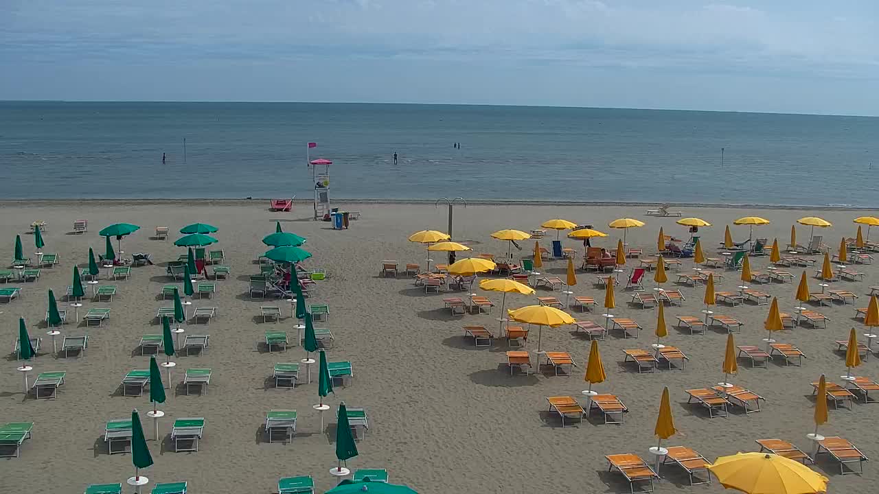 Grado Beach and Aquapark Views in Real Time