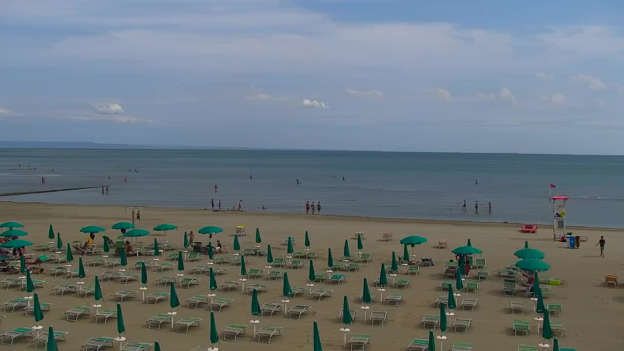 Webcam Live Grado: Vista sulla spiaggia e sull’acquapark in tempo reale
