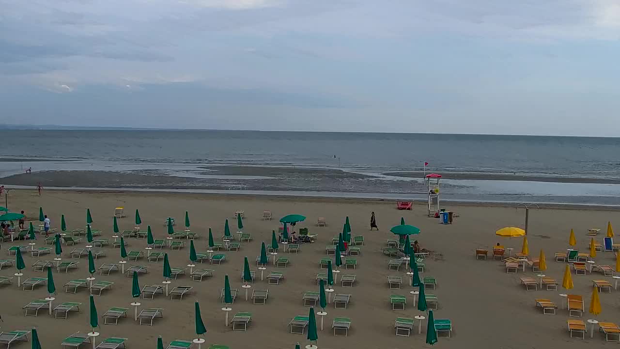 Grado Beach and Aquapark Views in Real Time