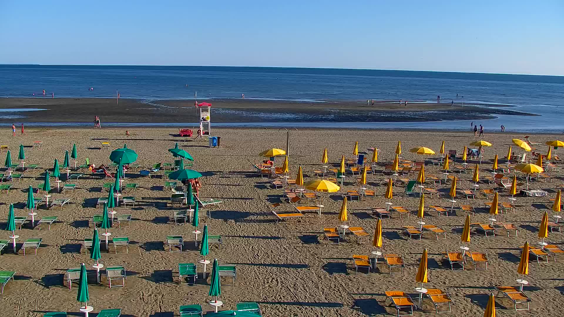 Spletna kamera v živo Grado: Pogledi na plažo in vodni park v realnem času