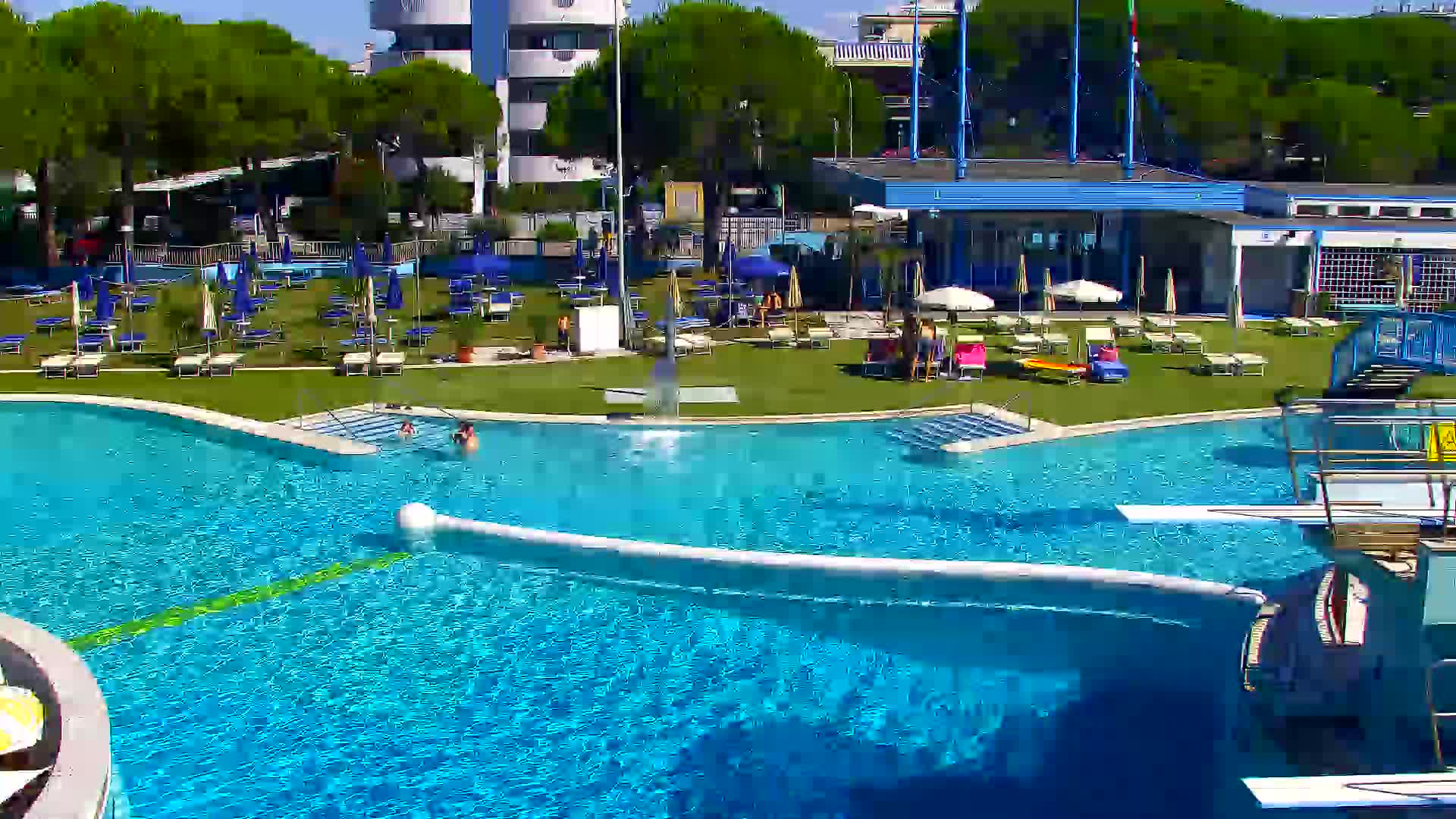 Grado Beach and Aquapark Views in Real Time