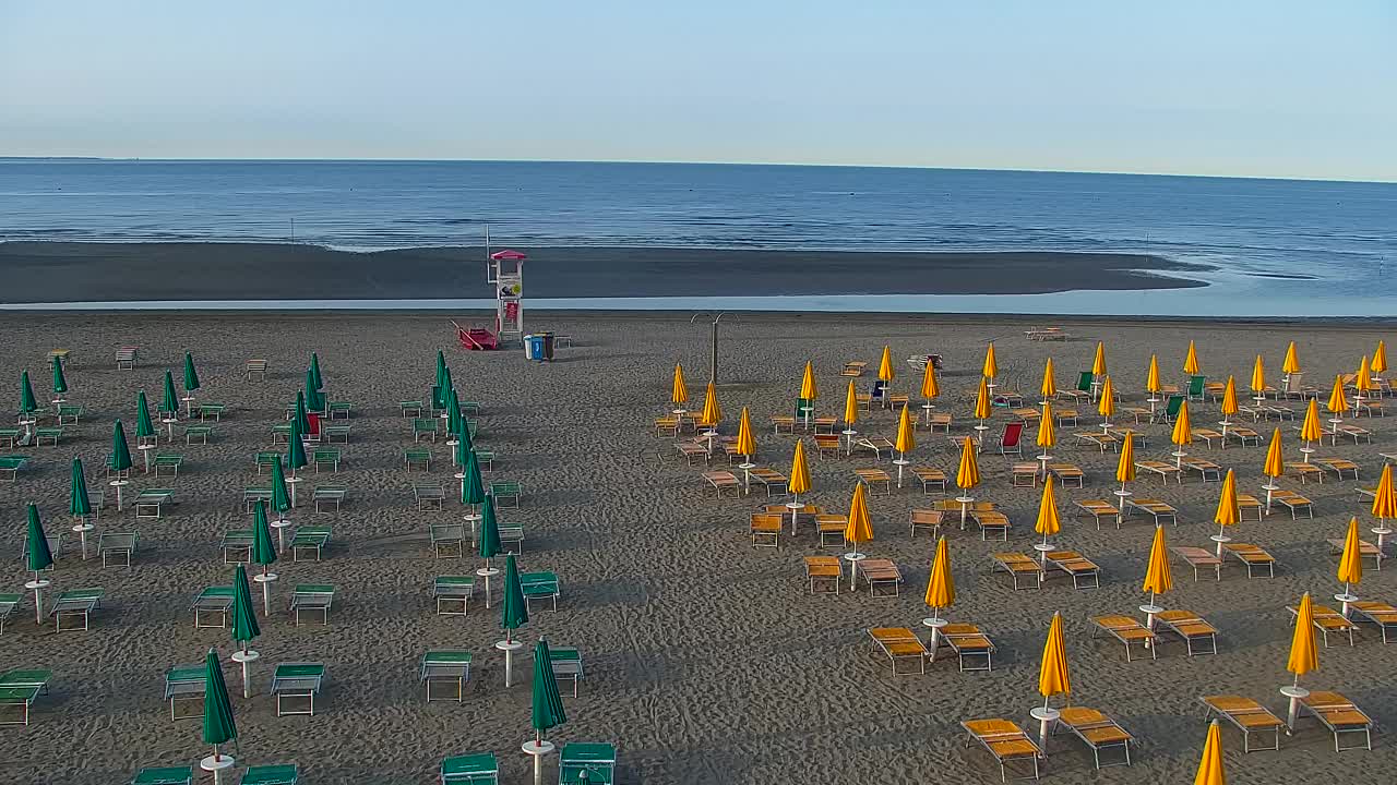 Grado Beach and Aquapark Views in Real Time