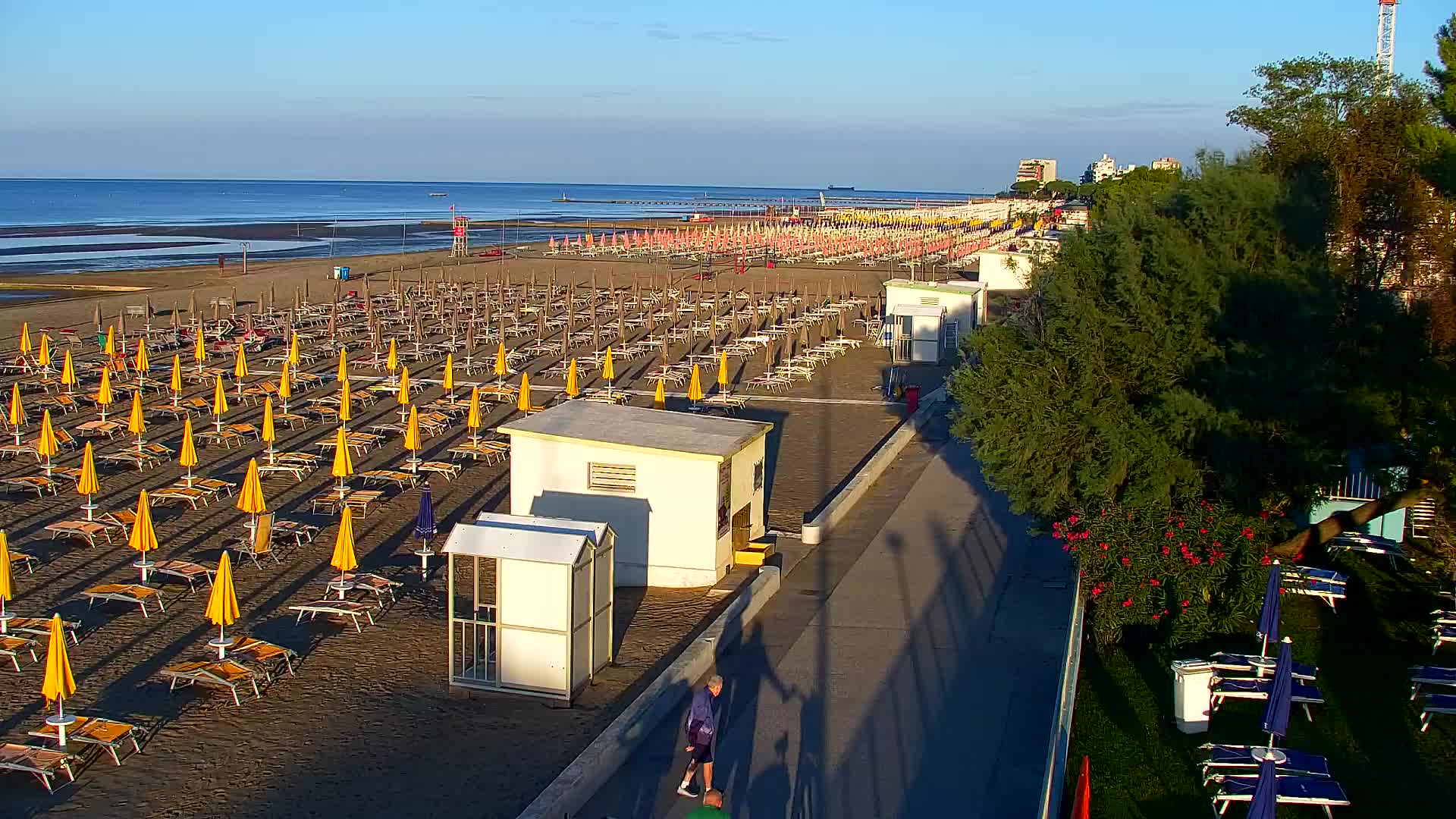 Webcam en direct Grado : Vues sur la plage et l’aquapark en temps réel