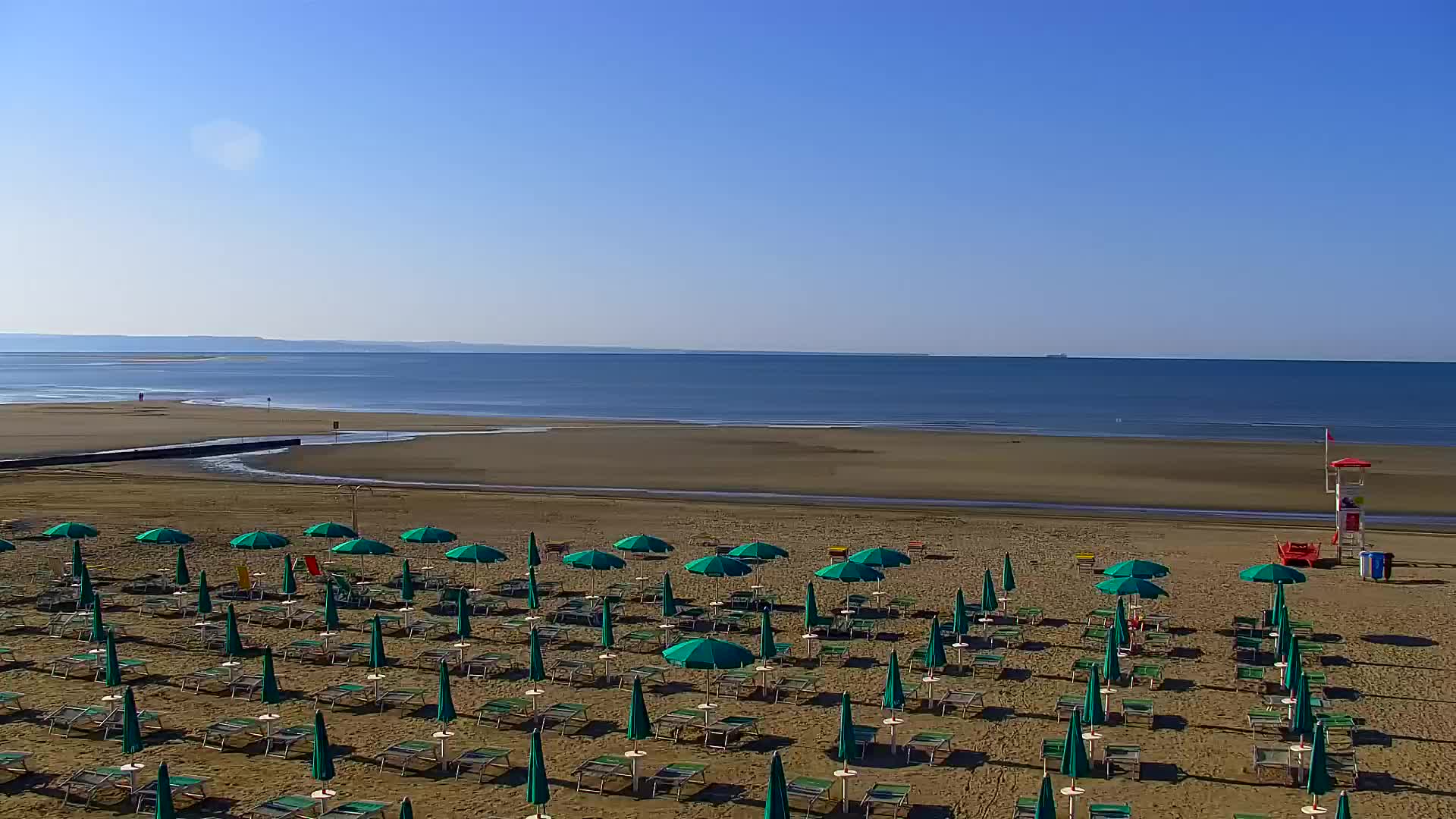 Spletna kamera v živo Grado: Pogledi na plažo in vodni park v realnem času