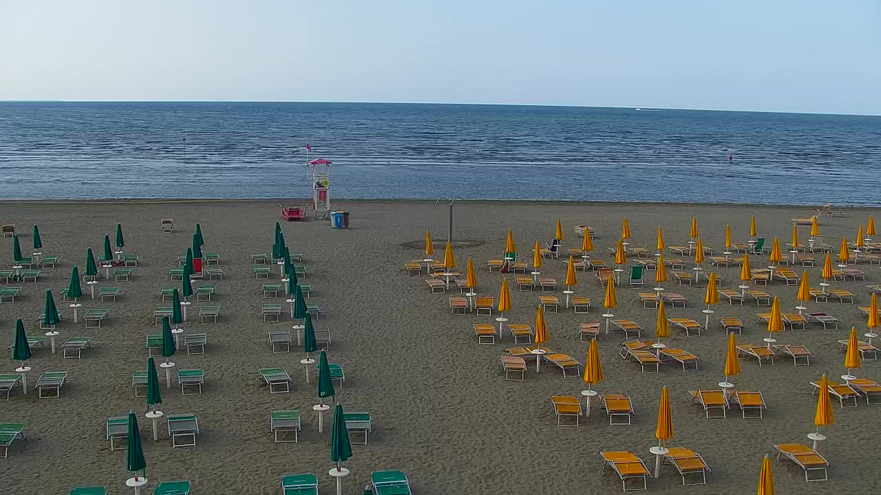 Grado Beach and Aquapark Views in Real Time