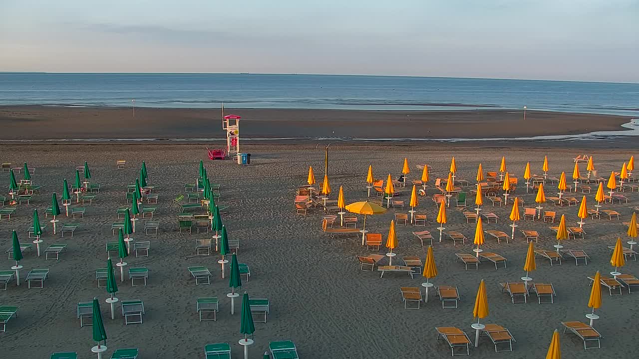 Grado Beach and Aquapark Views in Real Time