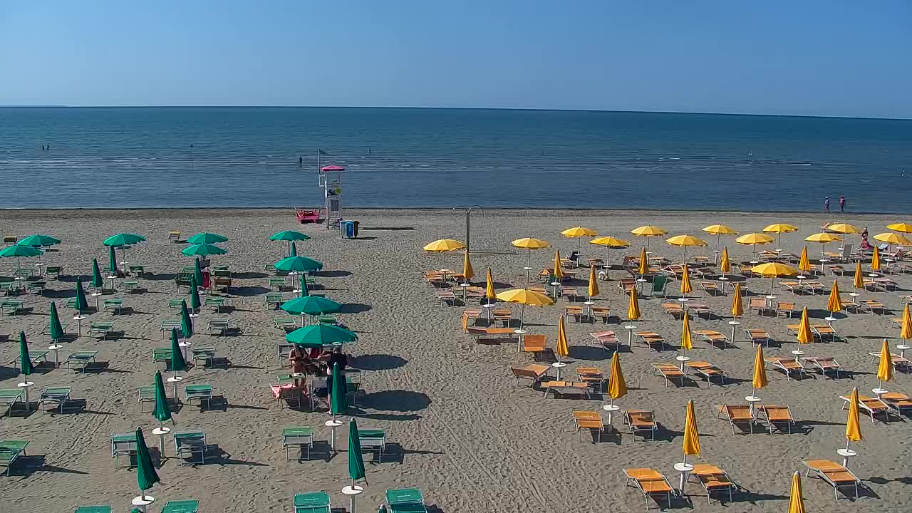 Grado Beach and Aquapark Views in Real Time