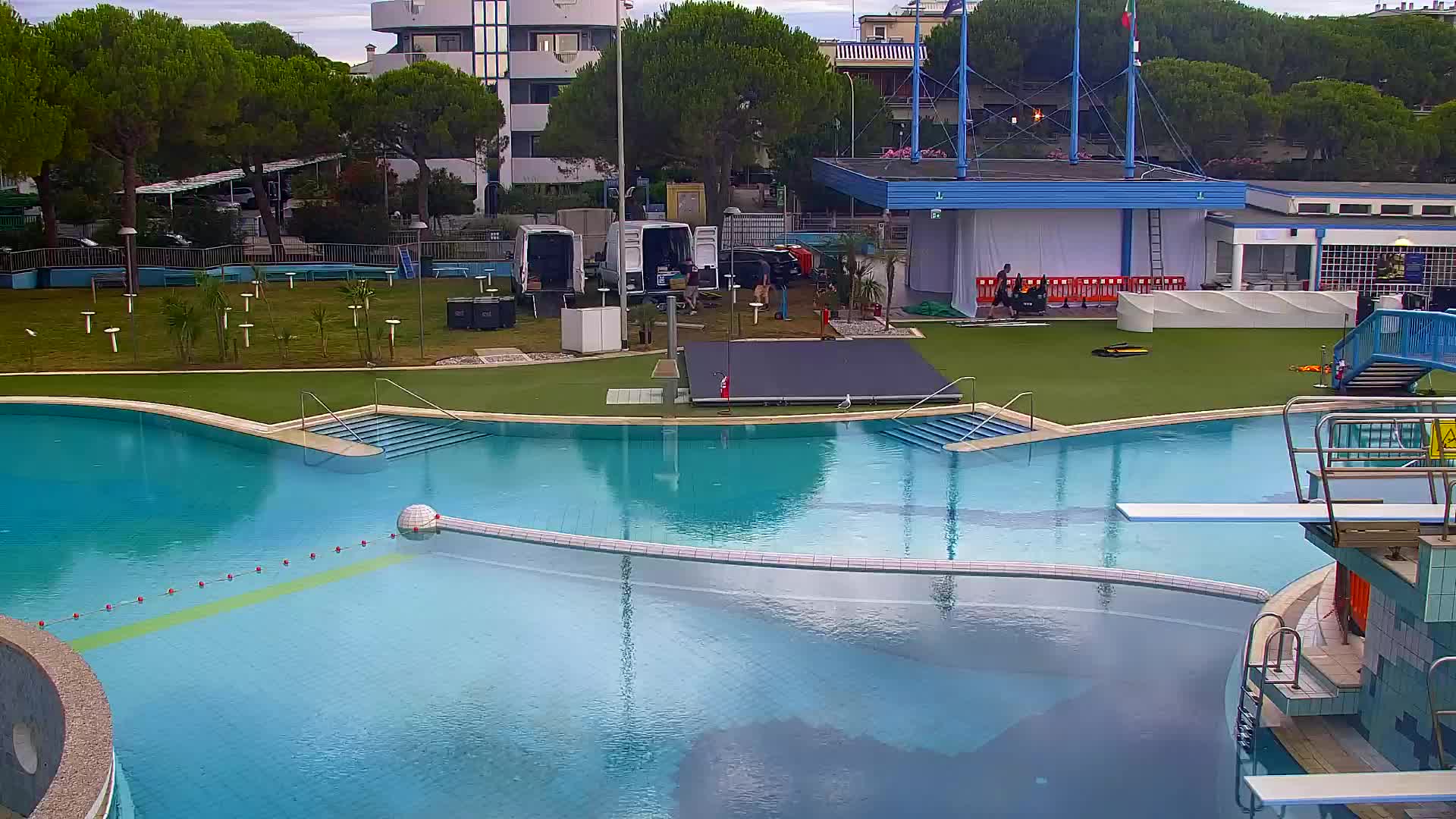 Grado Beach and Aquapark Views in Real Time