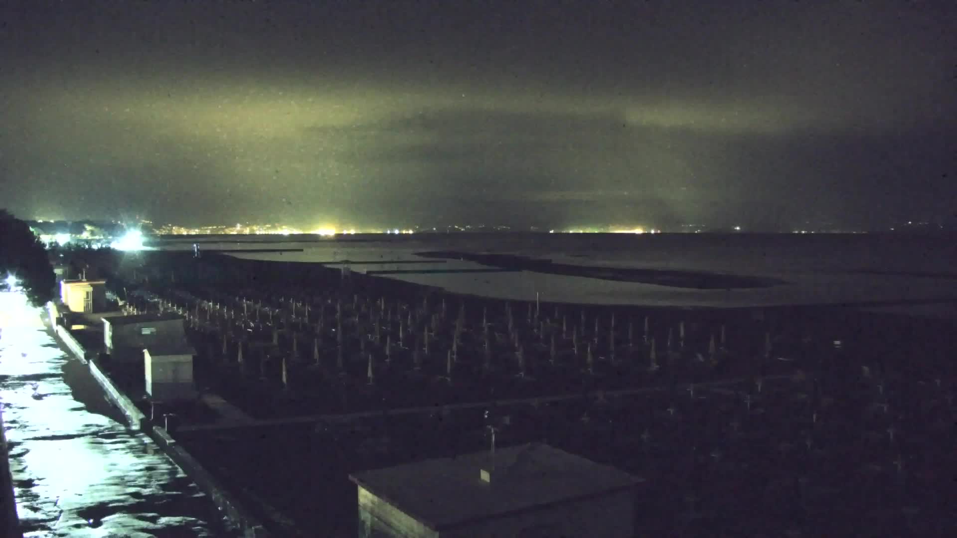 Grado Beach and Aquapark Views in Real Time