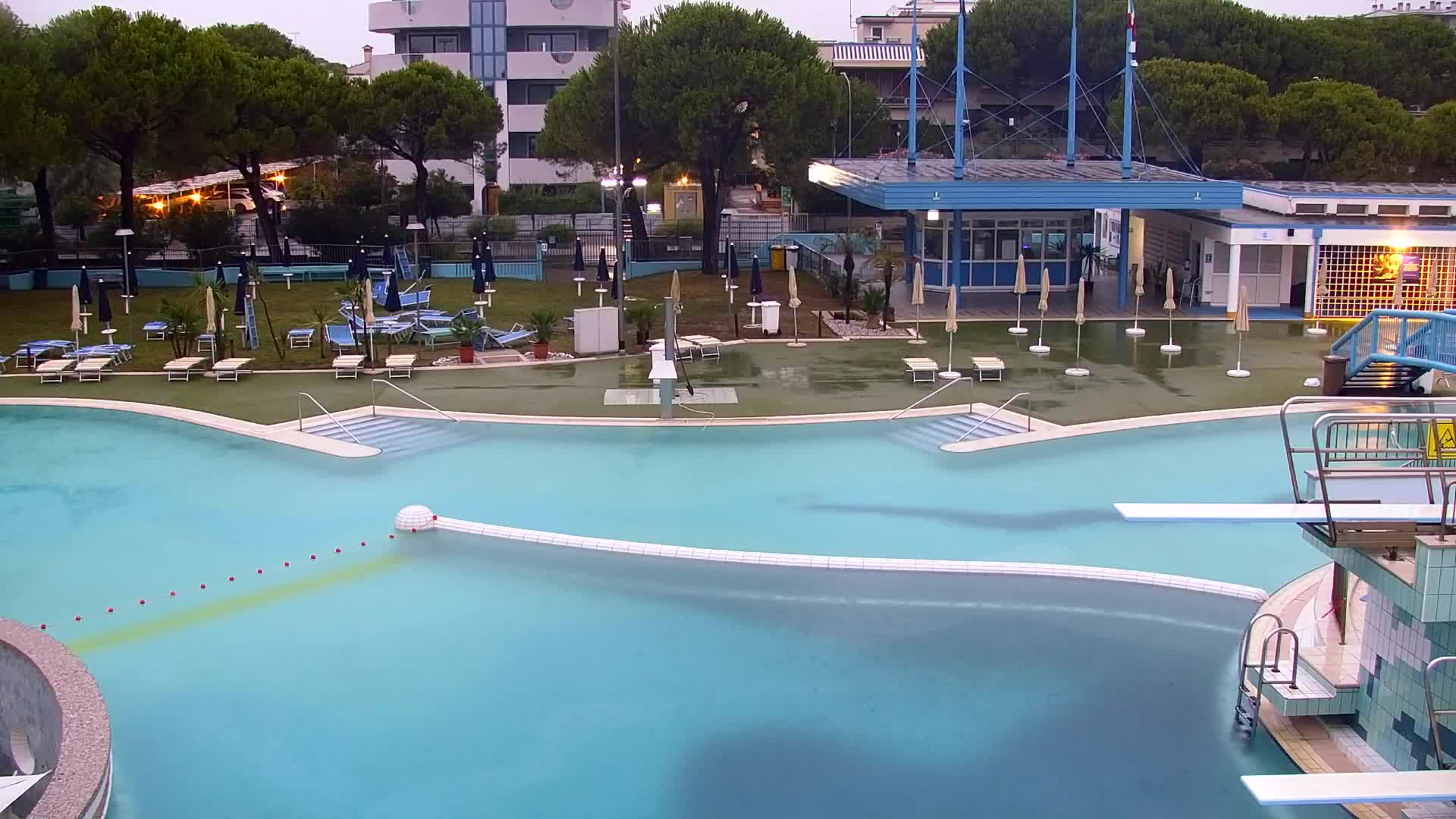 Grado Beach and Aquapark Views in Real Time
