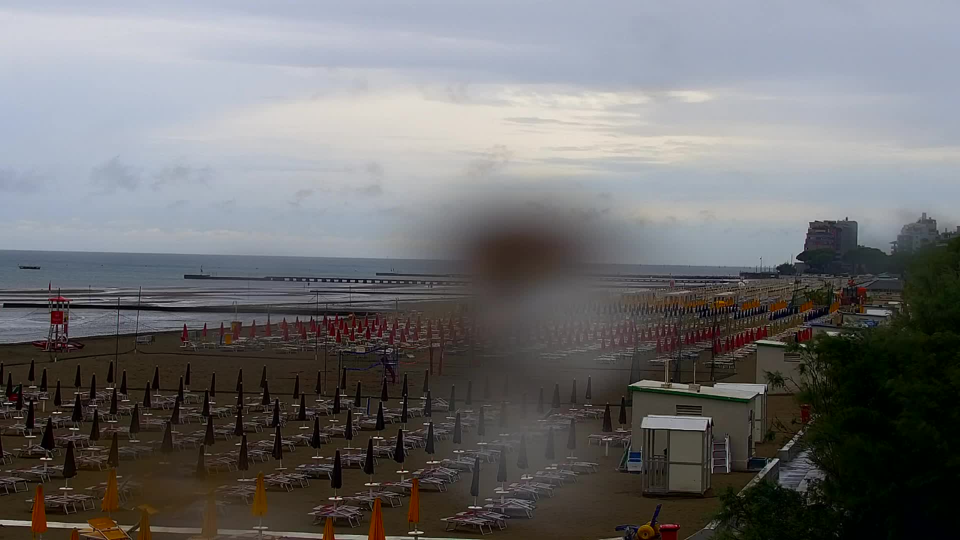 Grado Beach and Aquapark Views in Real Time