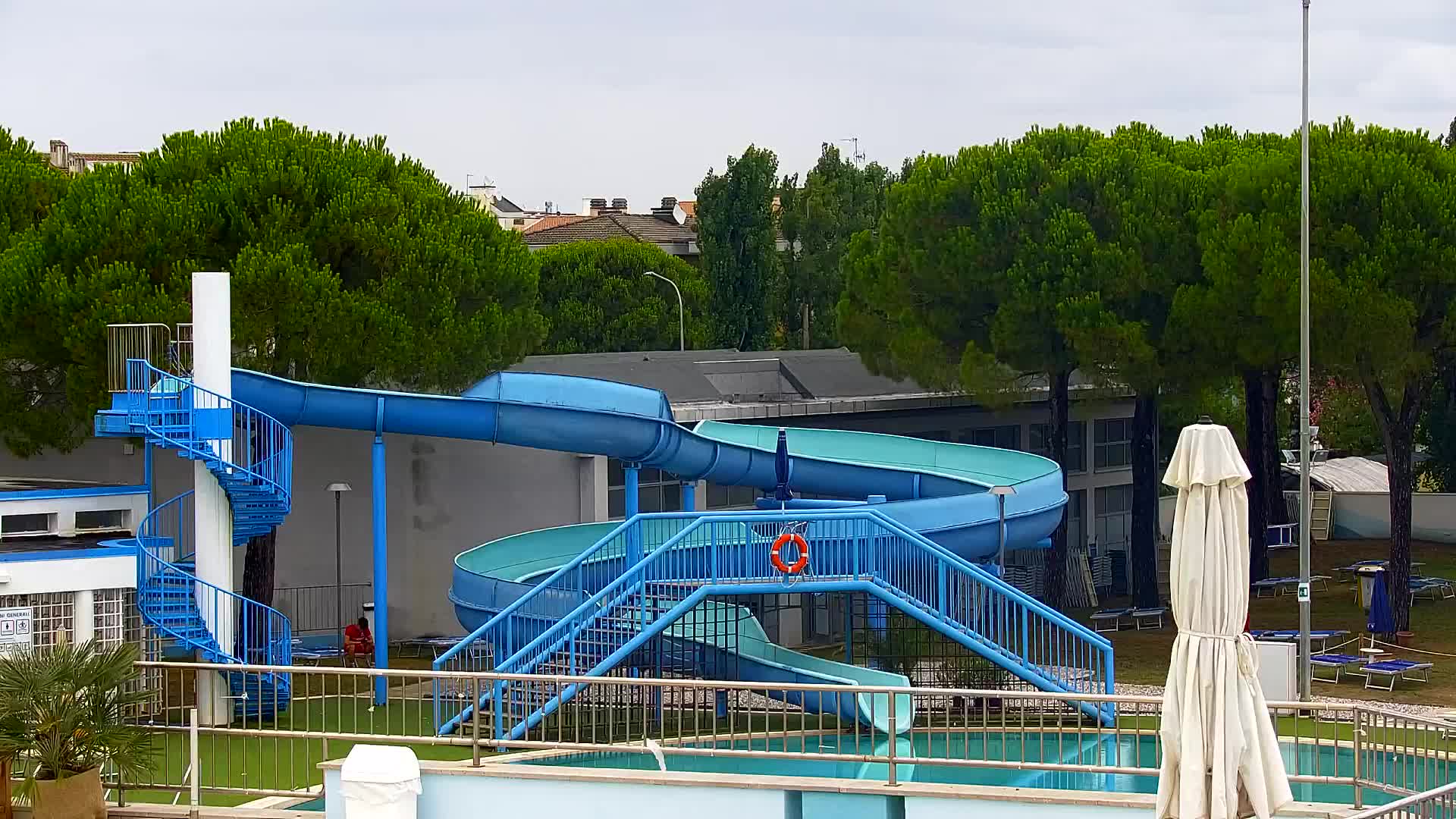 Grado Beach and Aquapark Views in Real Time