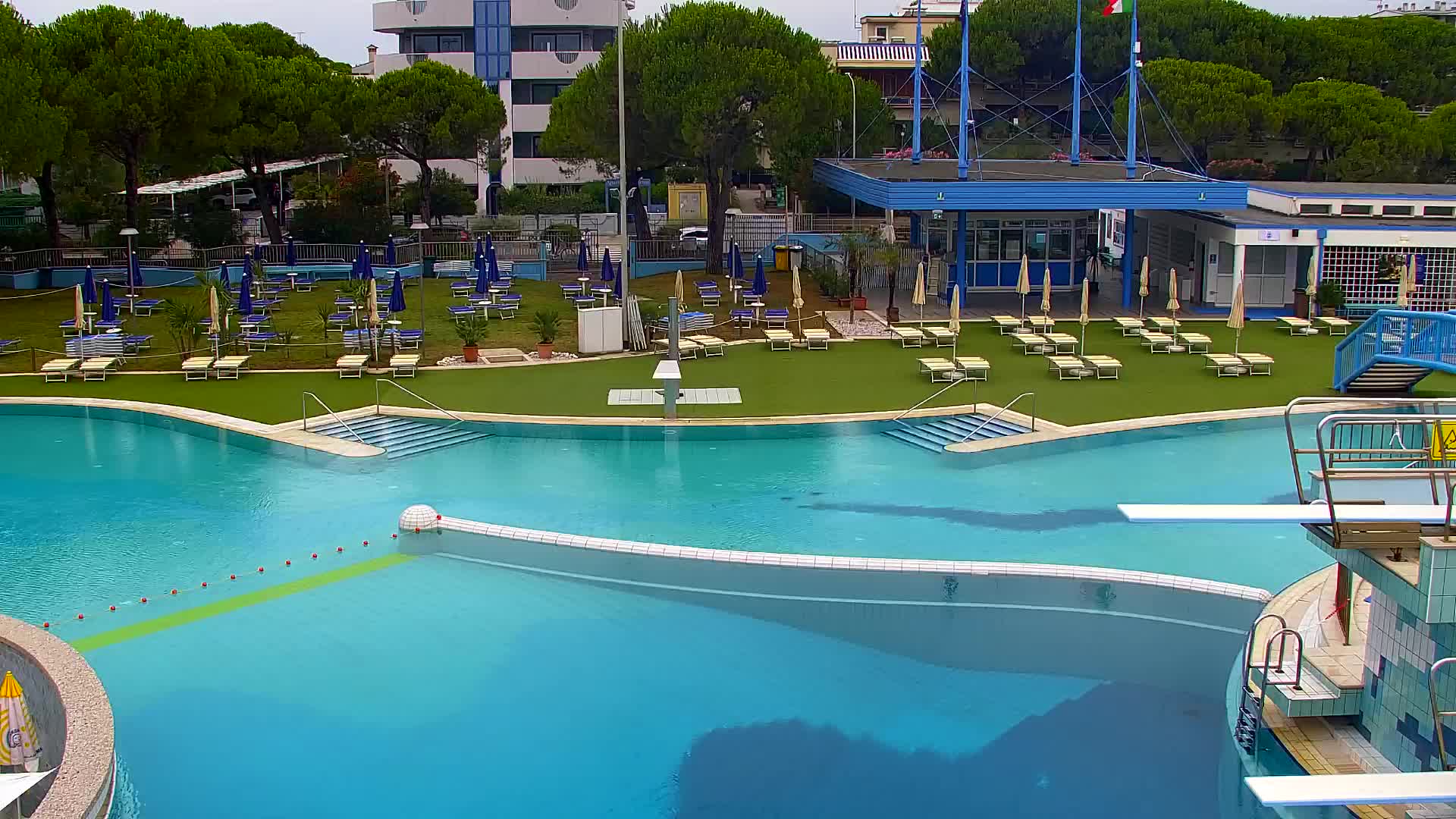 Grado Beach and Aquapark Views in Real Time