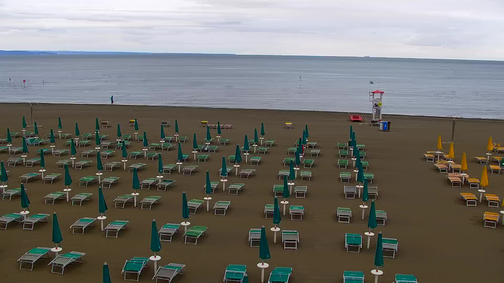 Grado Beach and Aquapark Views in Real Time