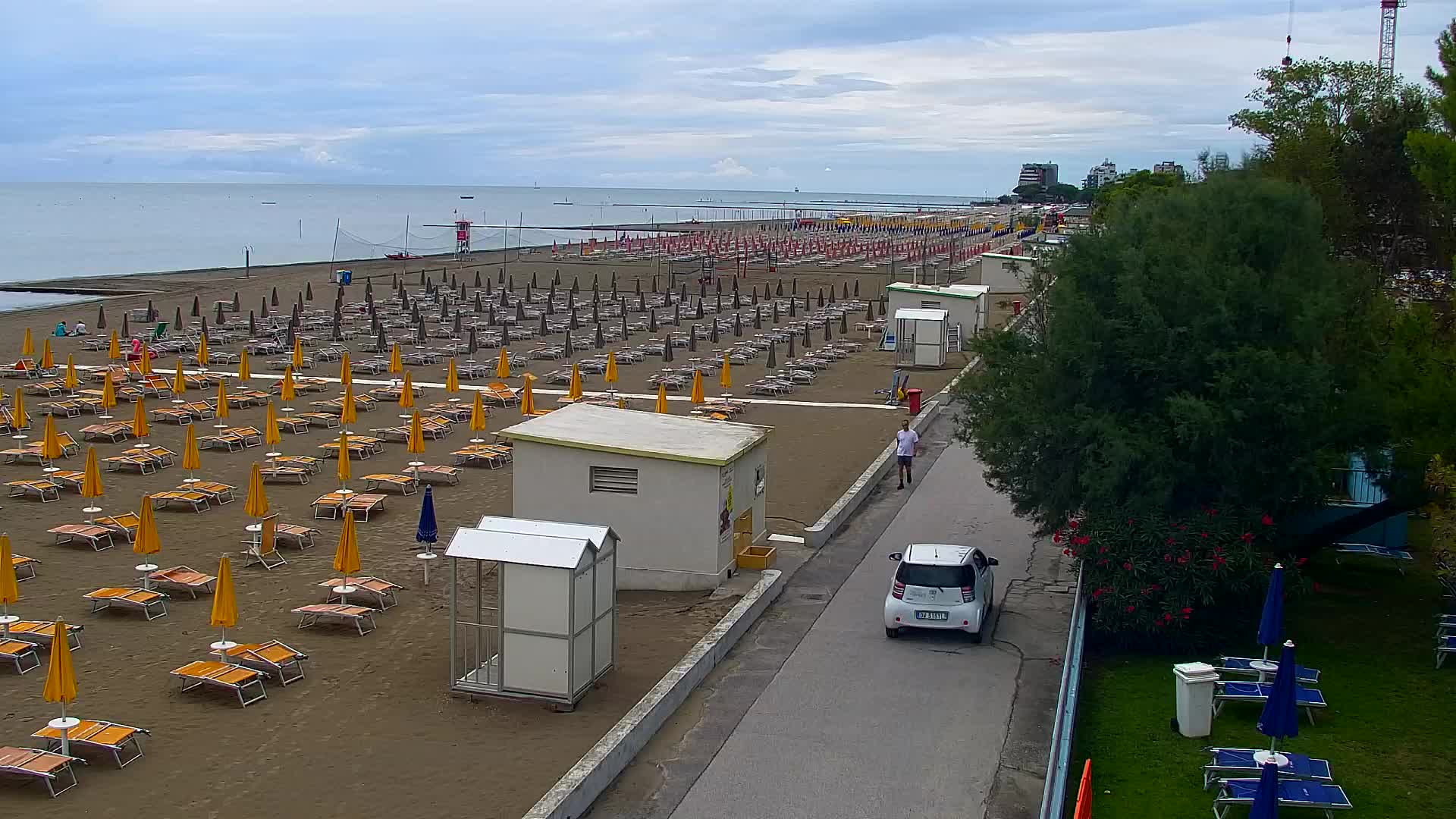 Grado Beach and Aquapark Views in Real Time