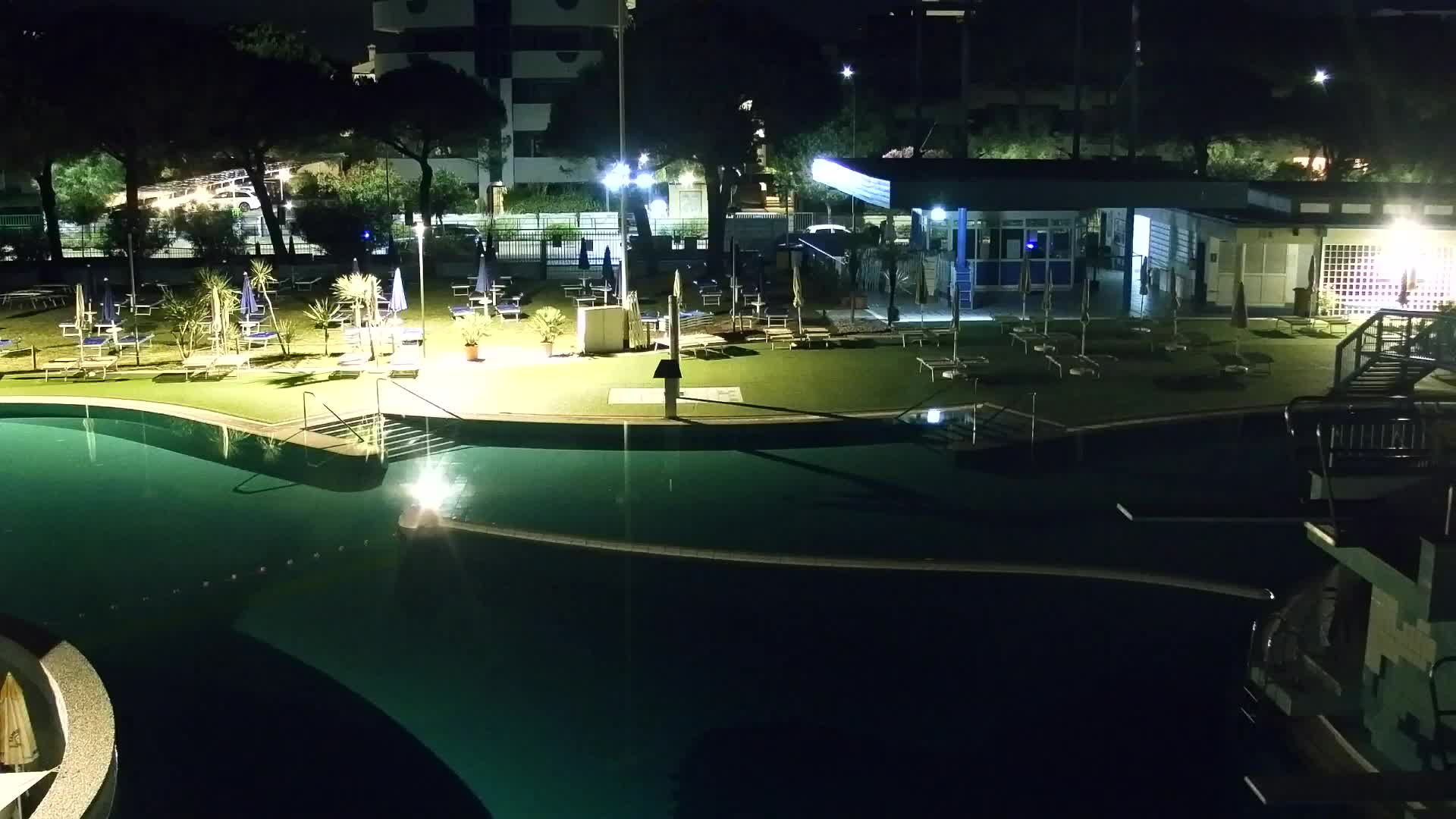 Spletna kamera v živo Grado: Pogledi na plažo in vodni park v realnem času