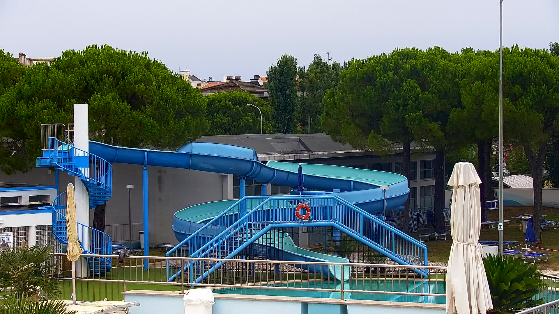 Webcam Live Grado: Vista sulla spiaggia e sull’acquapark in tempo reale