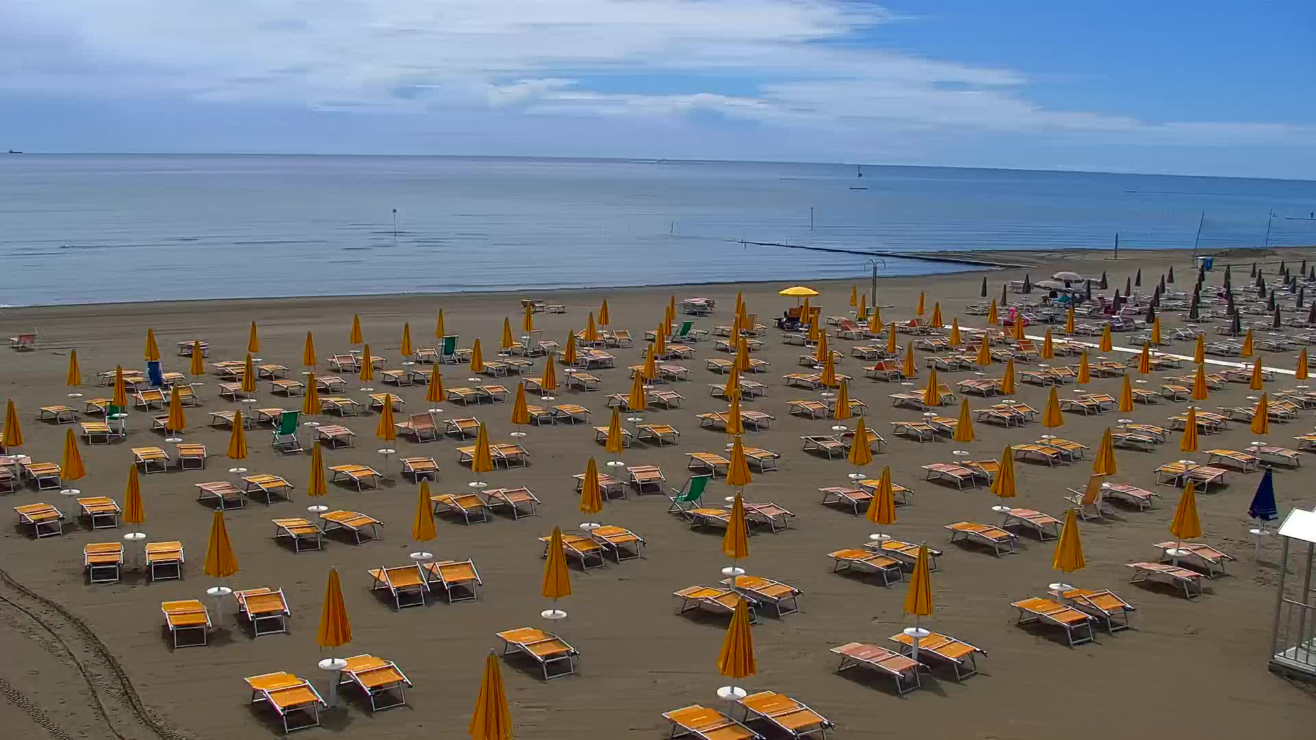 Spletna kamera v živo Grado: Pogledi na plažo in vodni park v realnem času