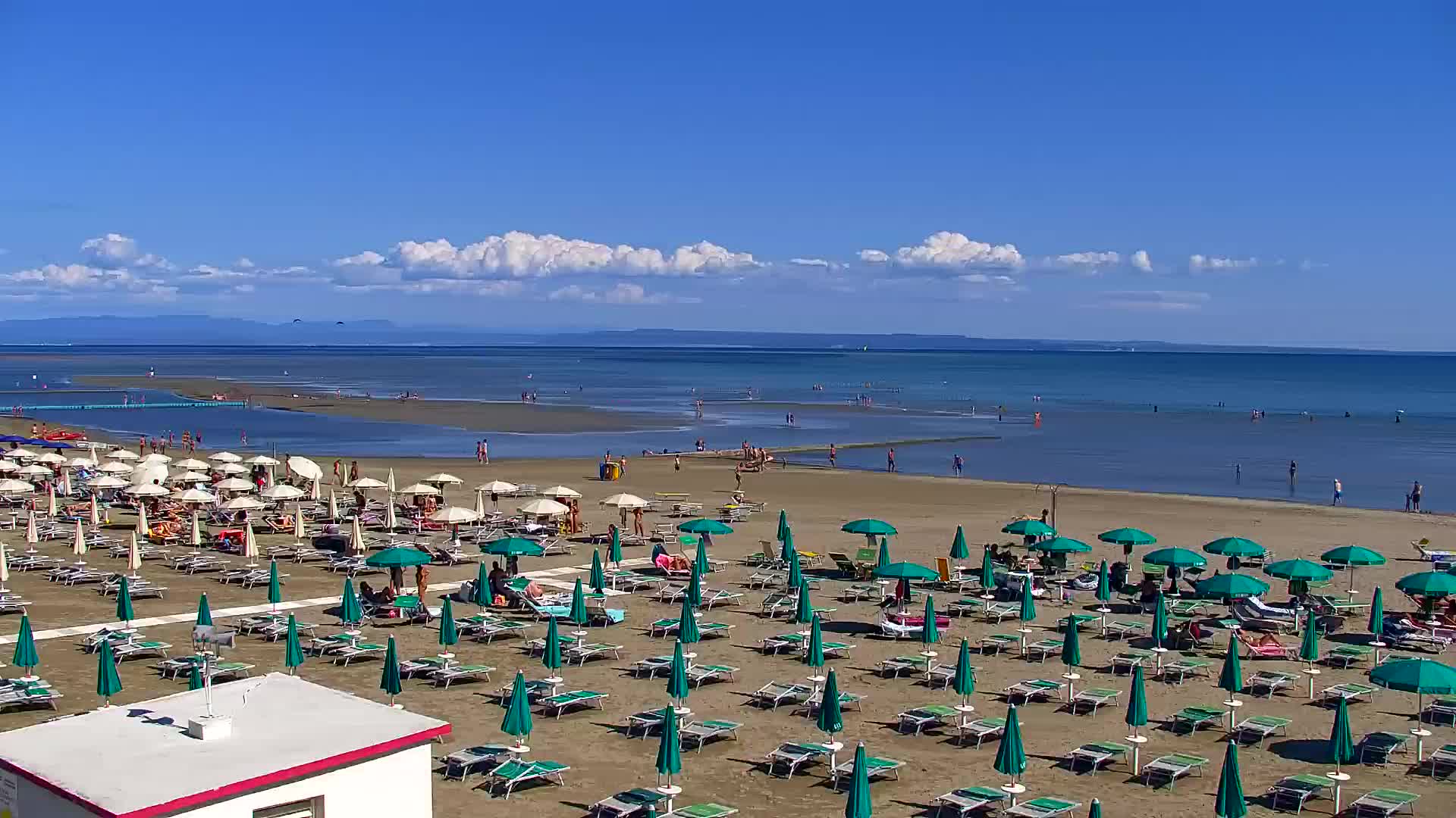 Grado Beach and Aquapark Views in Real Time