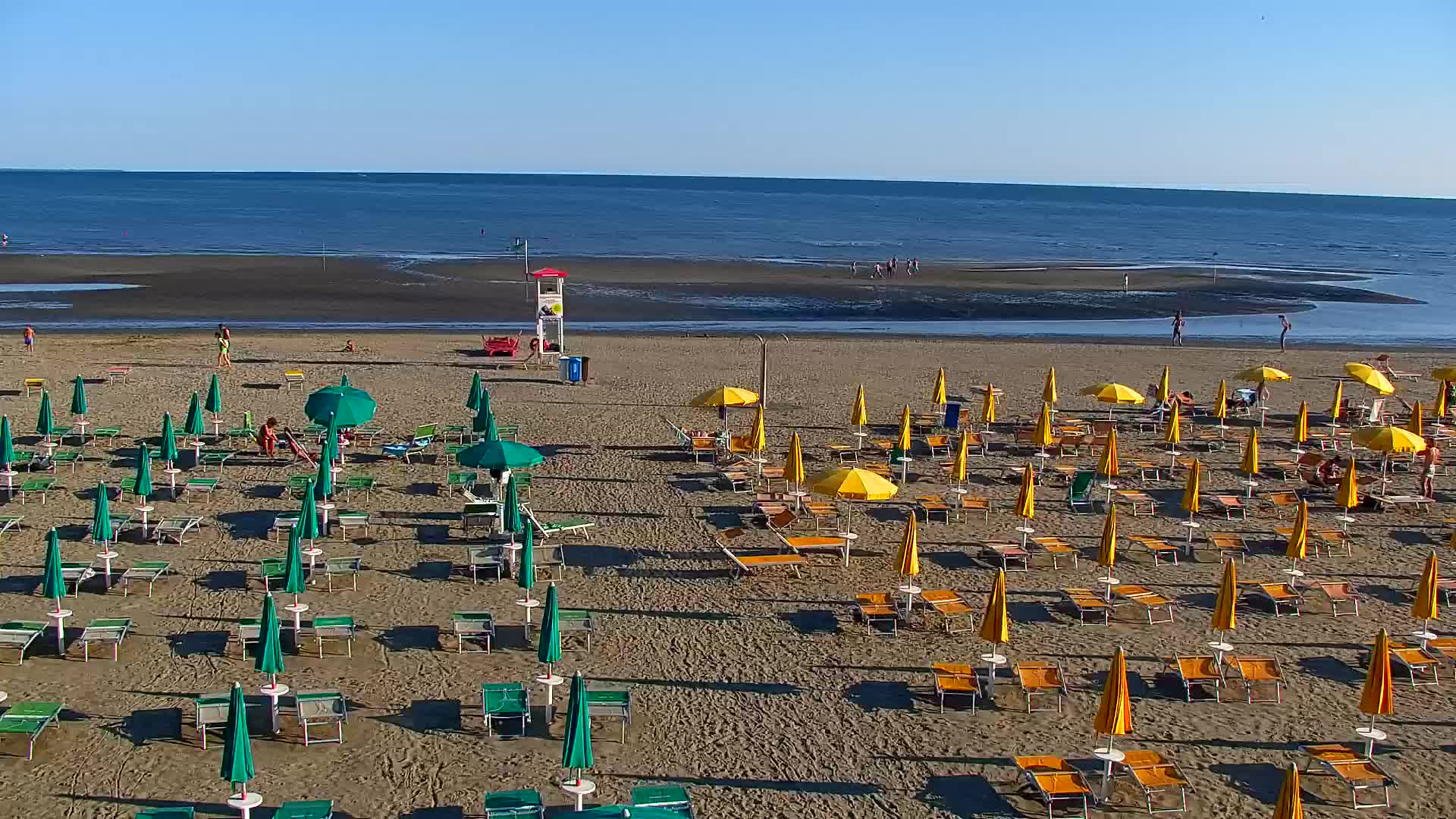 Spletna kamera v živo Grado: Pogledi na plažo in vodni park v realnem času
