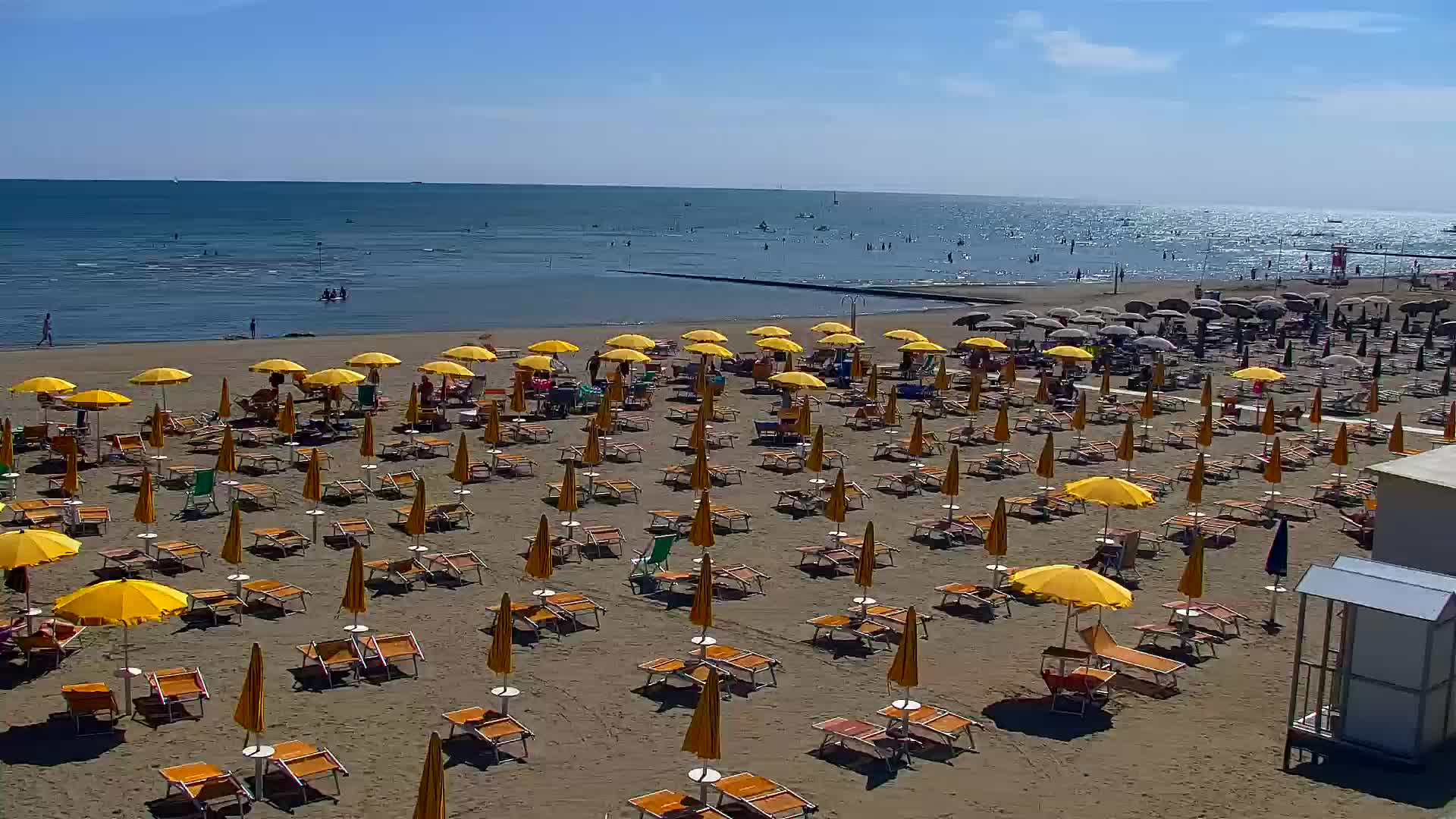 Webcam Live Grado: Vista sulla spiaggia e sull’acquapark in tempo reale