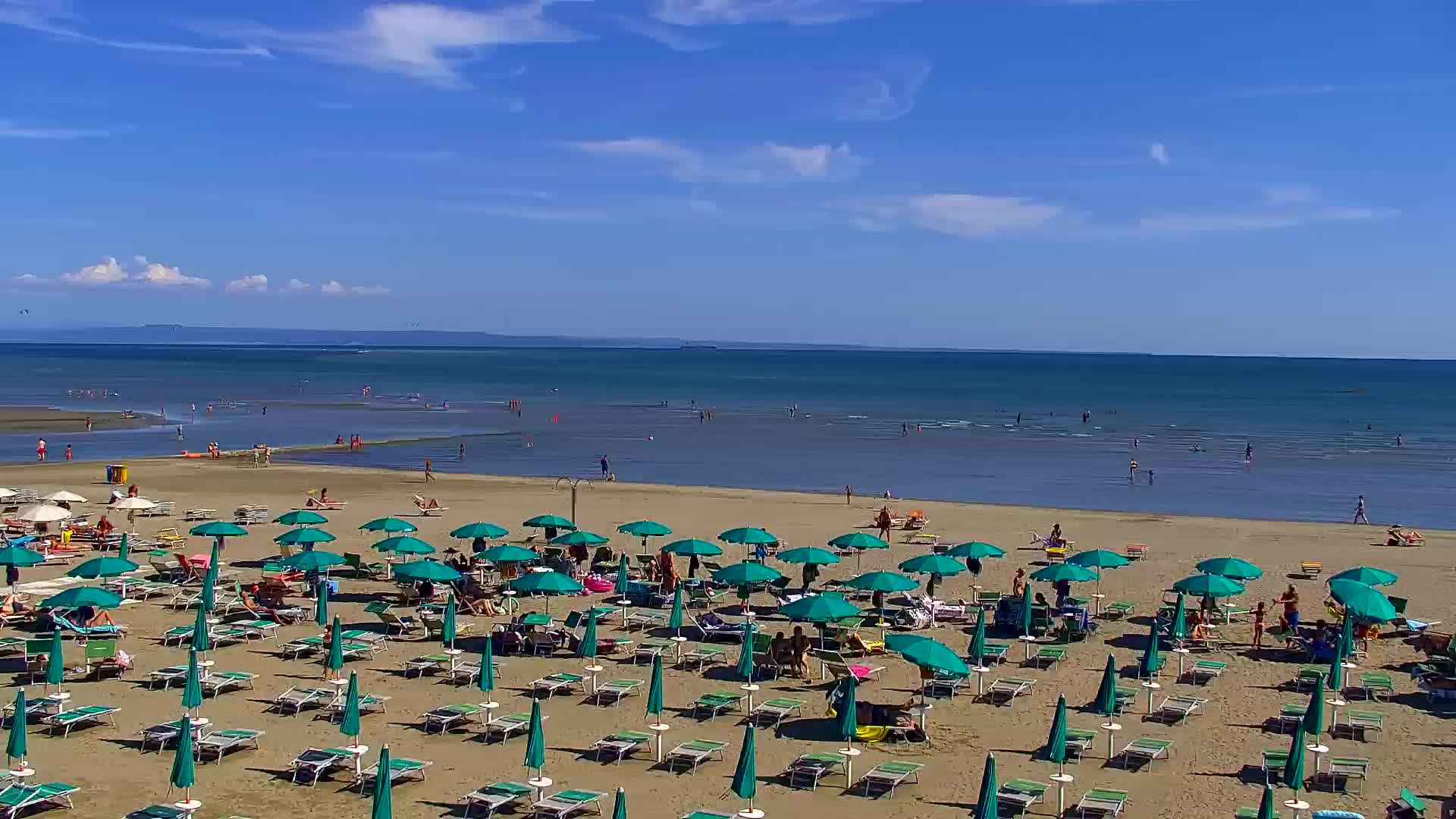 Grado Beach and Aquapark Views in Real Time