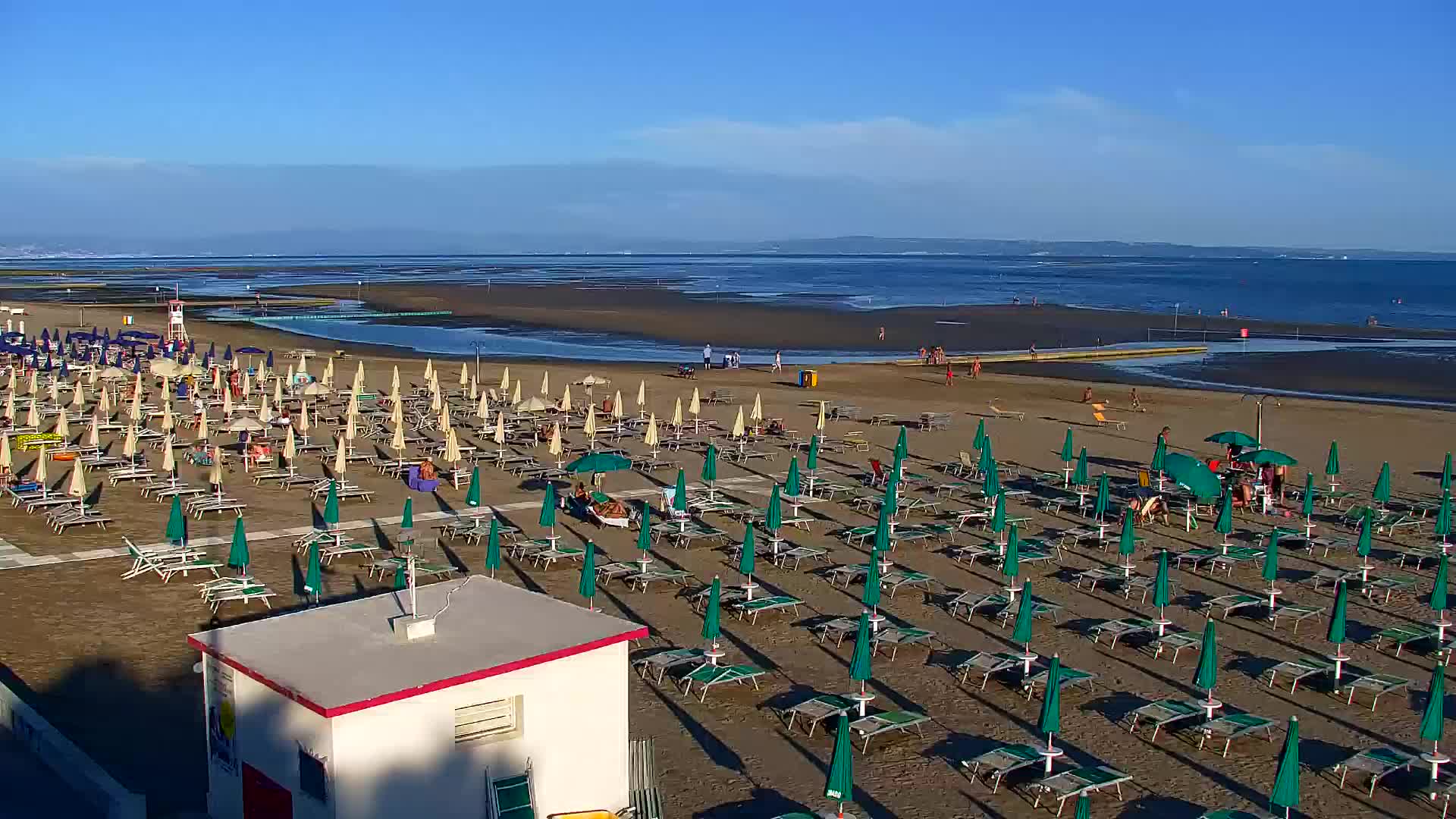 Webcam Live Grado: Vista sulla spiaggia e sull’acquapark in tempo reale