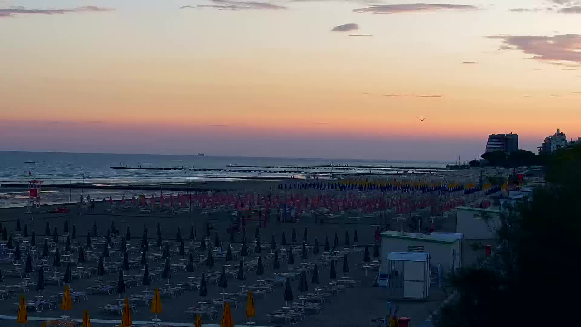 Webcam en direct Grado : Vues sur la plage et l’aquapark en temps réel