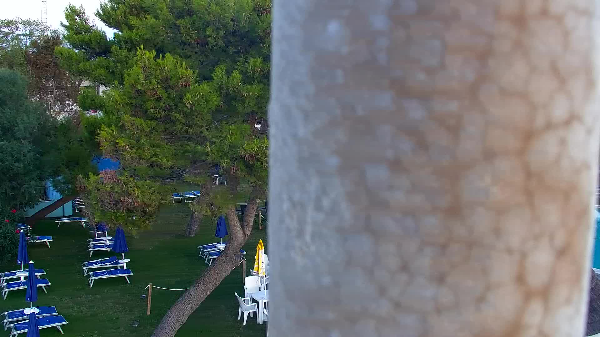 Spletna kamera v živo Grado: Pogledi na plažo in vodni park v realnem času