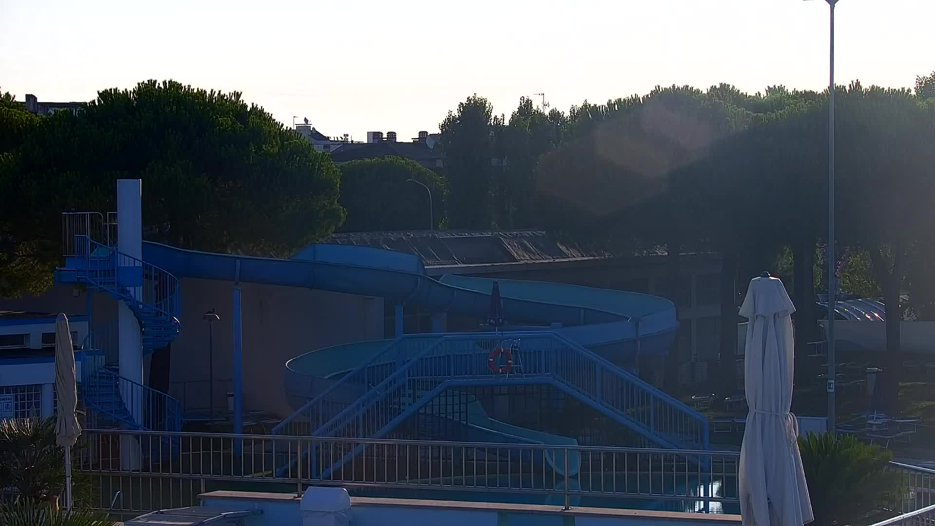 Grado Beach and Aquapark Views in Real Time