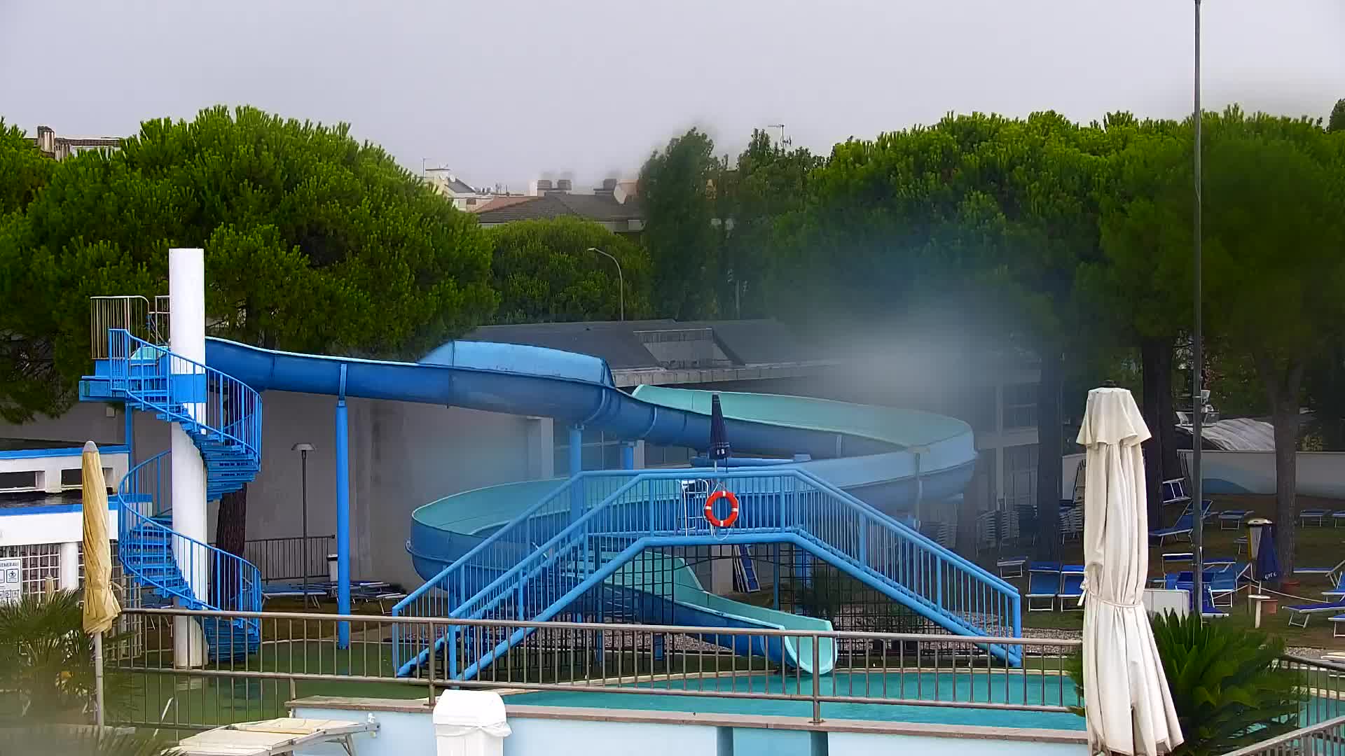 Grado Beach and Aquapark Views in Real Time