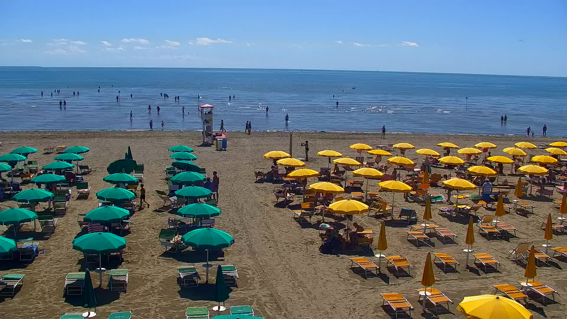 Webcam Live Grado: Vista sulla spiaggia e sull’acquapark in tempo reale