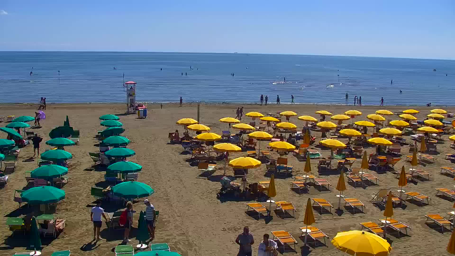 Grado Beach and Aquapark Views in Real Time