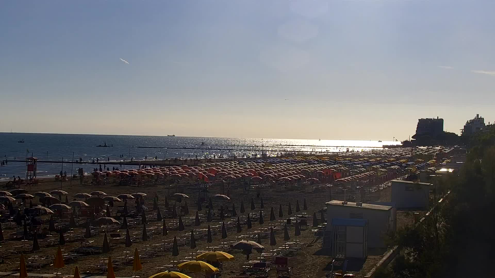 Webcam Live Grado: Vista sulla spiaggia e sull’acquapark in tempo reale