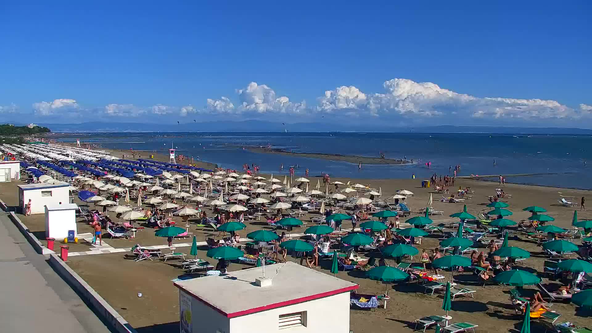 Webcam en direct Grado : Vues sur la plage et l’aquapark en temps réel