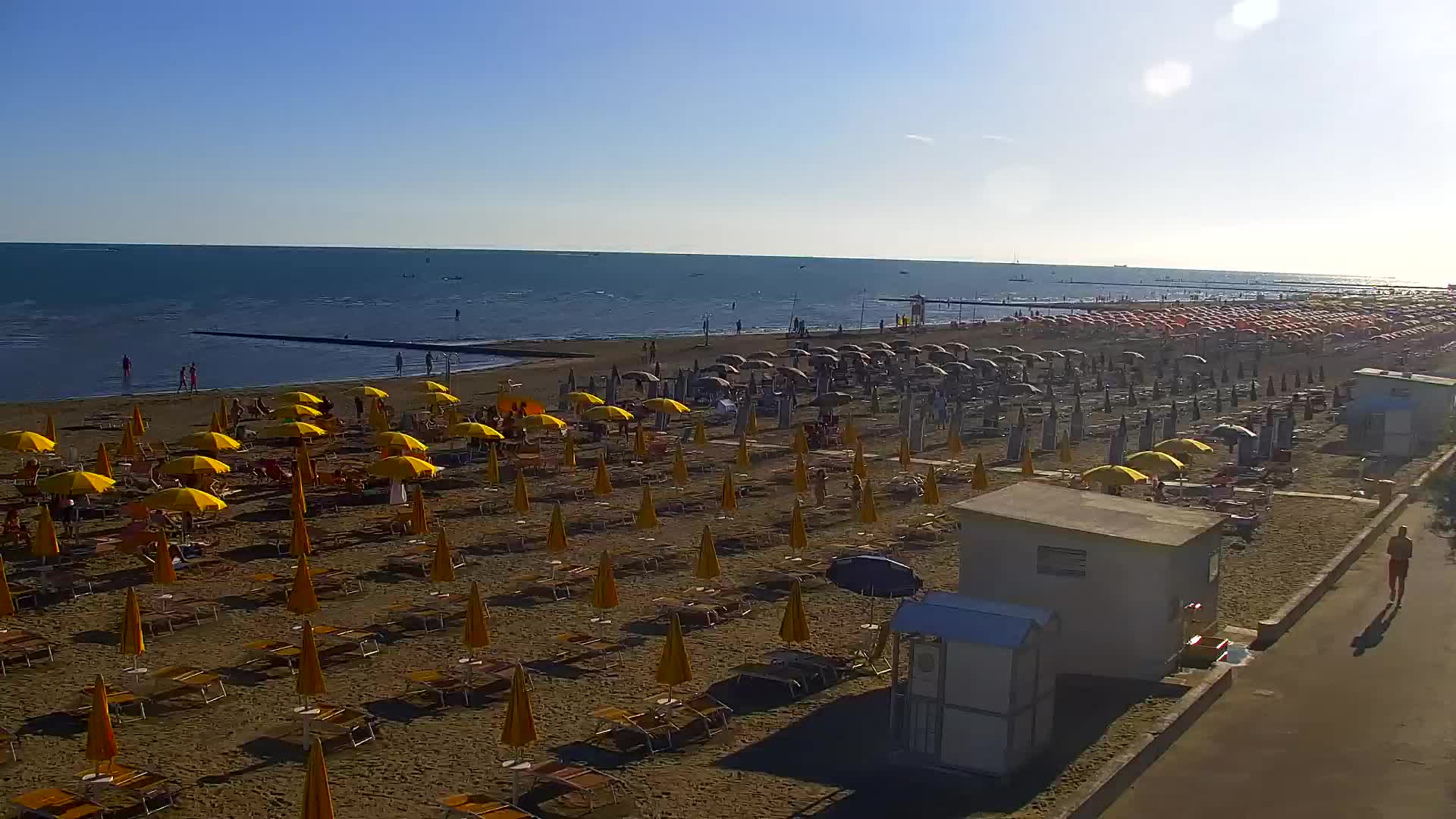 Grado Beach and Aquapark Views in Real Time