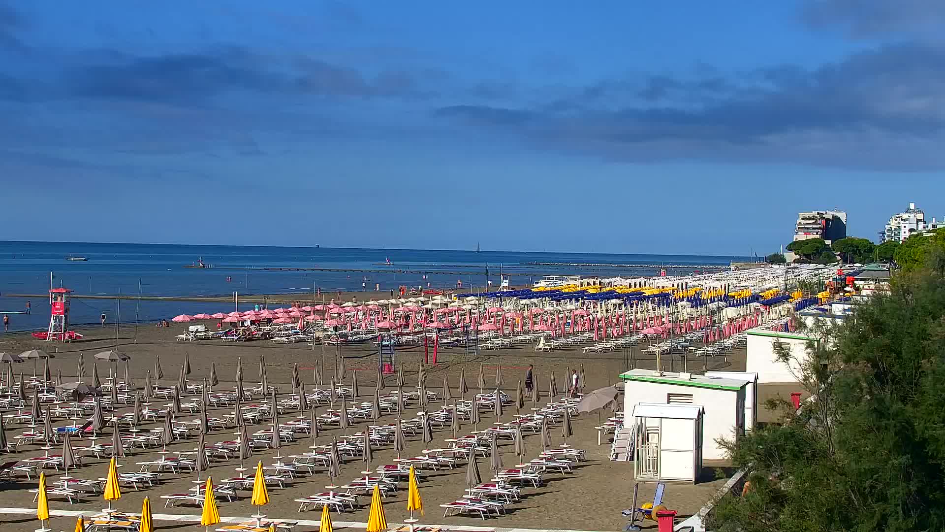 Grado Beach and Aquapark Views in Real Time