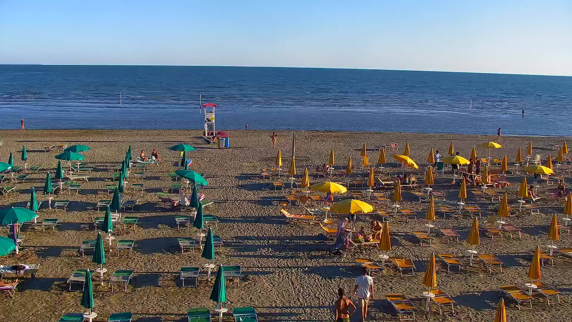 Grado Beach and Aquapark Views in Real Time