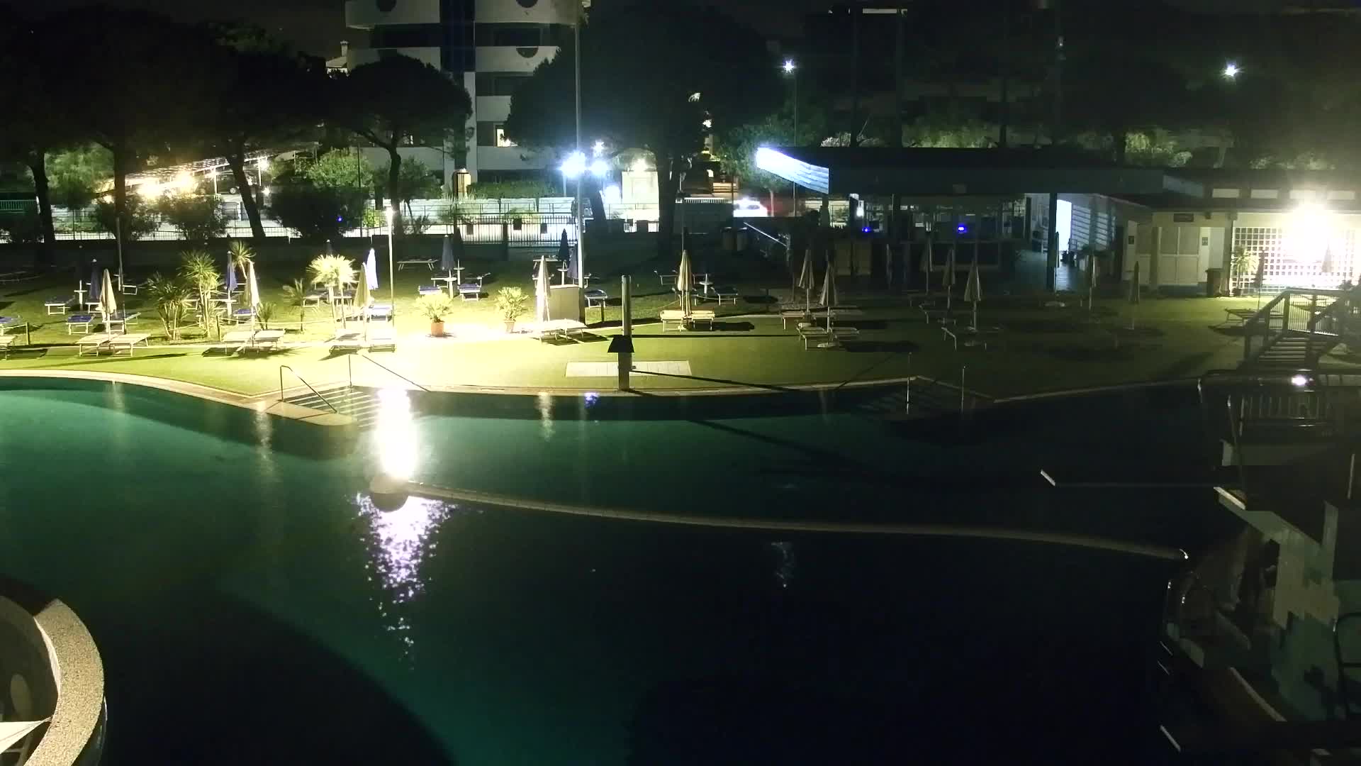 Spletna kamera v živo Grado: Pogledi na plažo in vodni park v realnem času